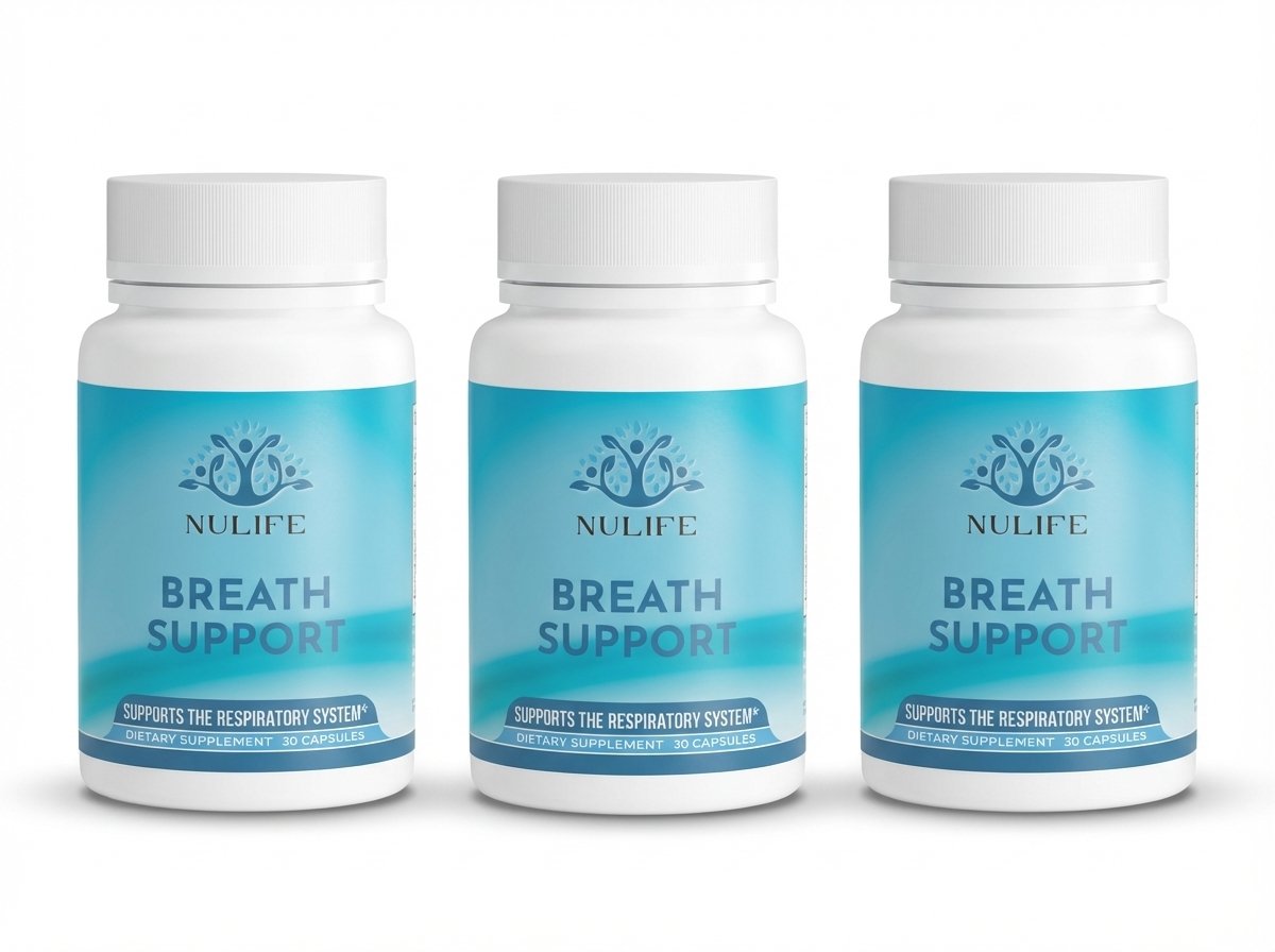 Breath Support 3 month supply - 3 bottles