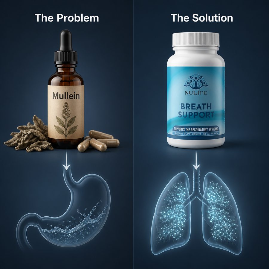 Mullein drops compared with the scavenger cell approach